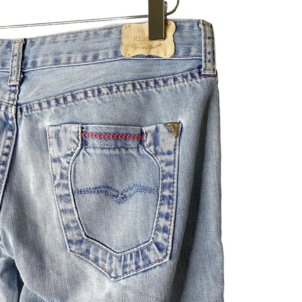 Mens Supreme Denim Low Rise Y2K Flare Jeans Size 32/M